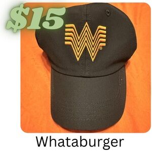 Whataburger Black and Gold Cap
